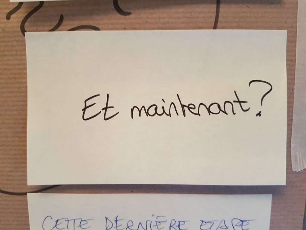 Et maintenant, on fait comment?